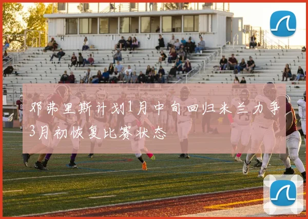 邓弗里斯计划1月中旬回归米兰力争3月初恢复比赛状态