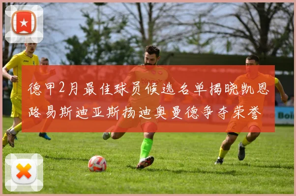 德甲2月最佳球员候选名单揭晓凯恩路易斯迪亚斯扬迪奥曼德争夺荣誉